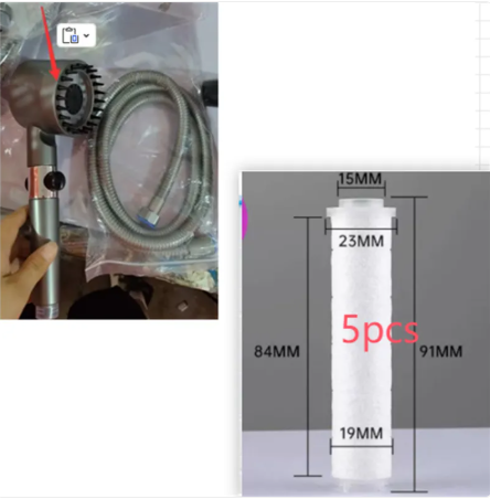 High Pressure 3 Mode Filter Shower Head